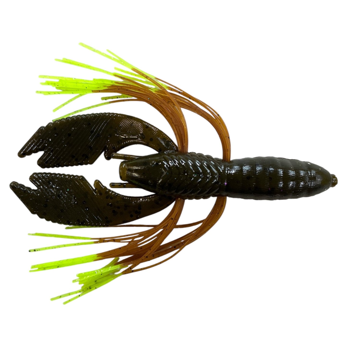 Rattl'n Hybrid Craw - Green Pumpkin - Pumpkin Chartreuse Tip