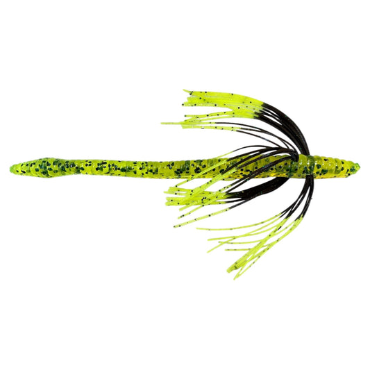 Rattl'n Finesse Worm 4" - Chartreuse Pepper - Chartreuse Tip