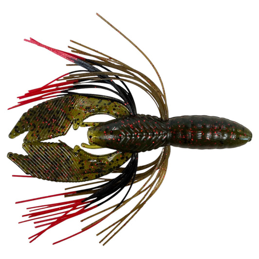 Rattl'n Hybrid Craw - Watermelon - Black Red Tip